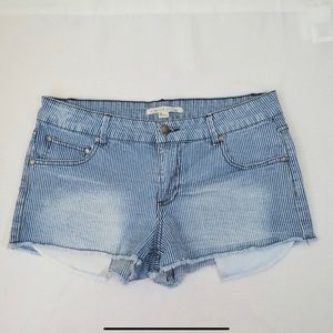 Forever 21 - Striped Daisy Duke Shorts